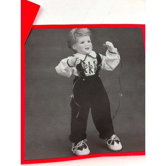 VTG Ashton Drake Galleries Patrick Porcelain Boy Doll 1995 Stand Original #93222 - Picture 15 of 16